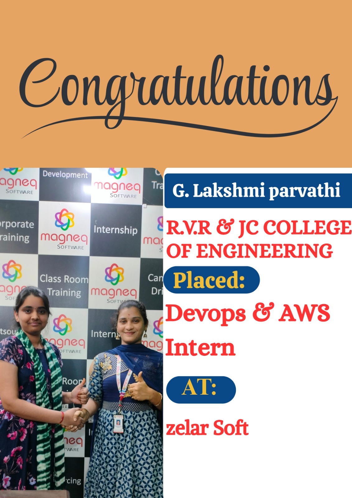 Successfully Placed Student 3