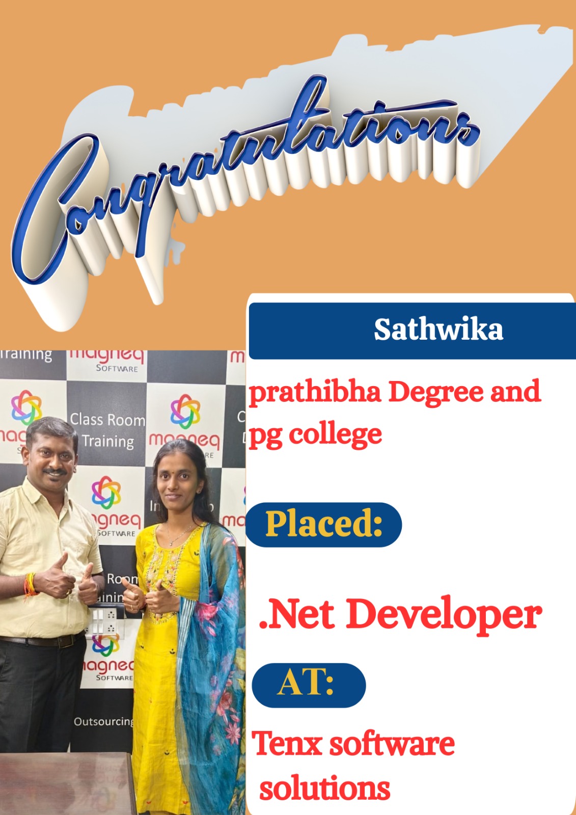 Successfully Placed Student 8