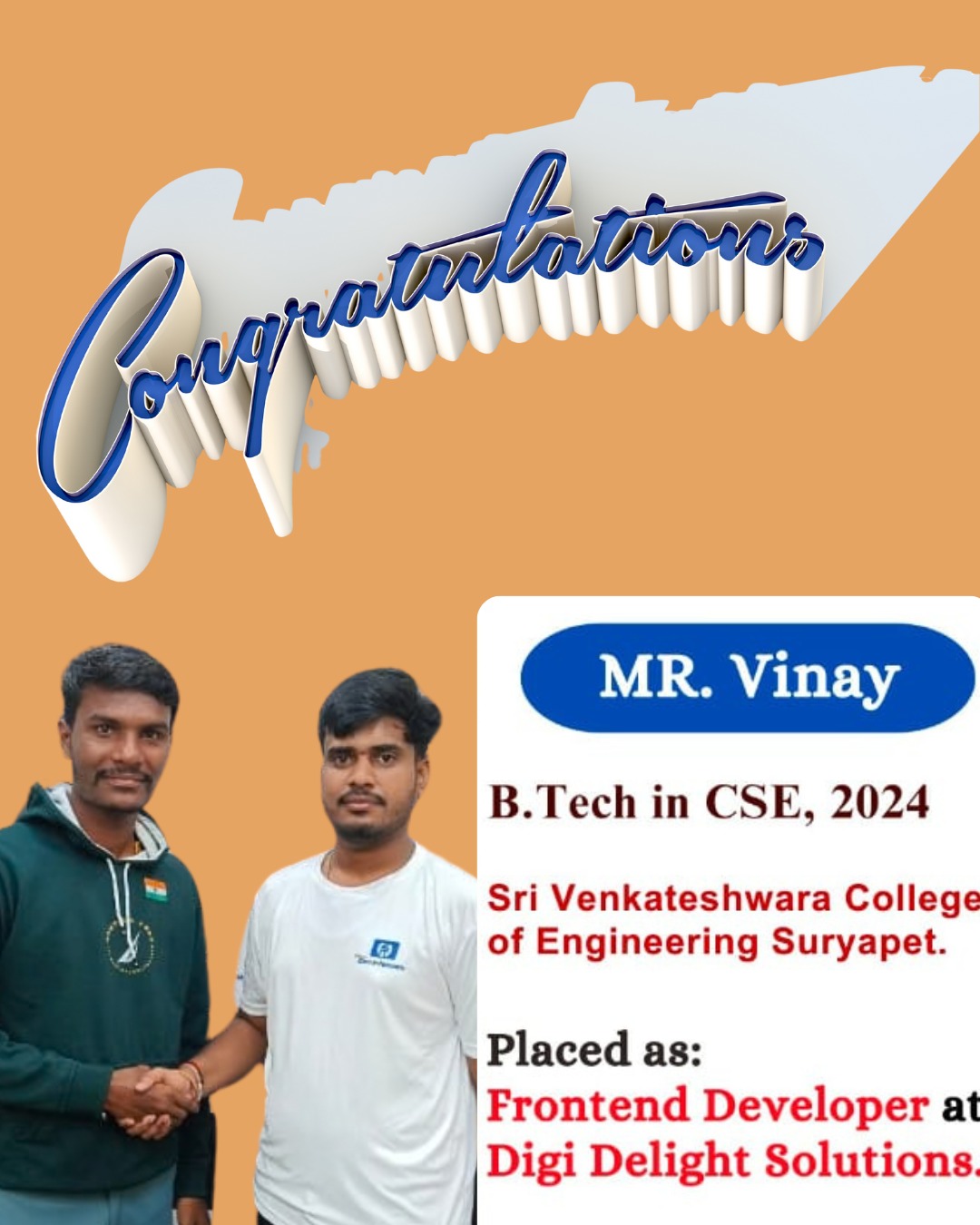 Successfully Placed Student 13