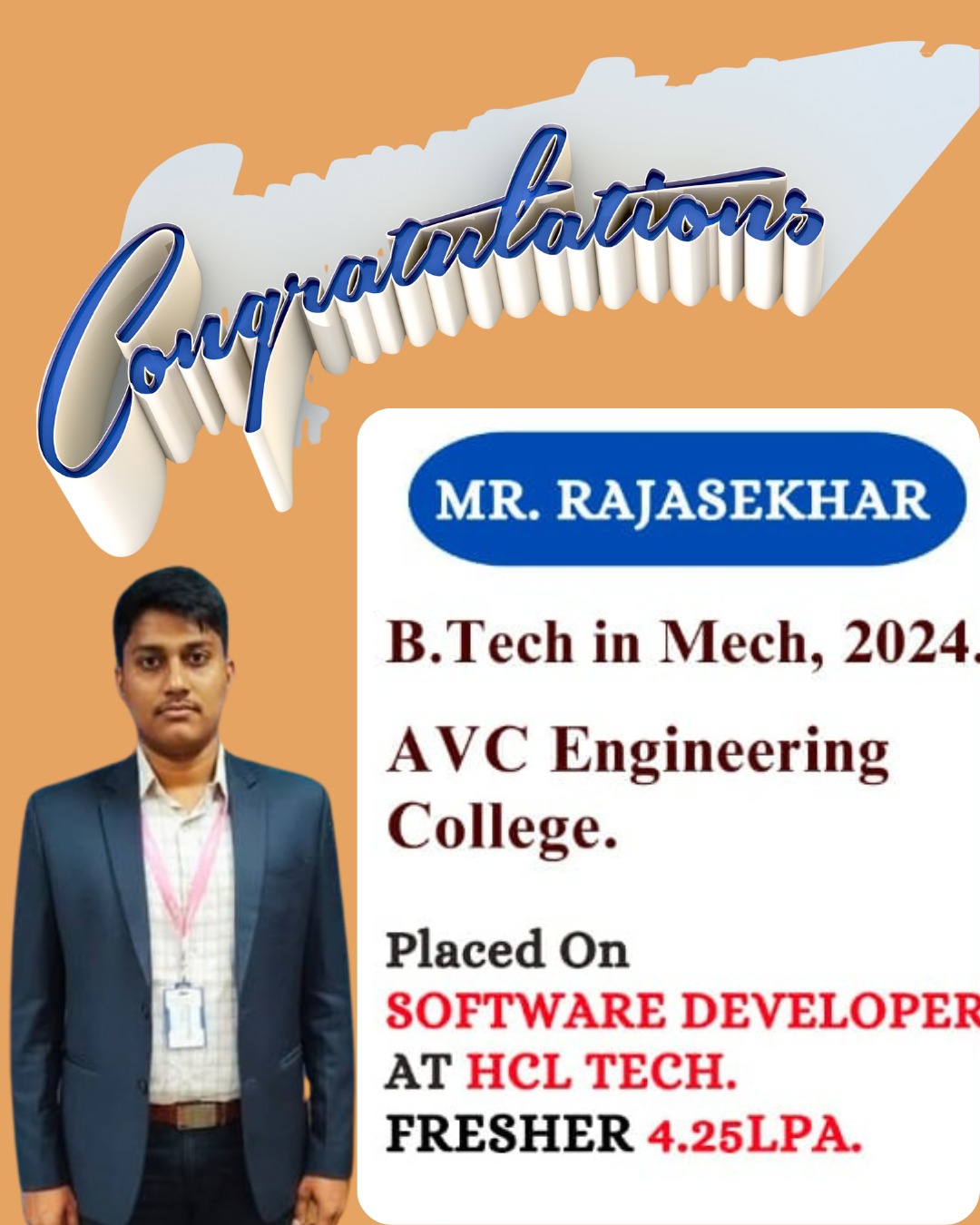 Successfully Placed Student 14