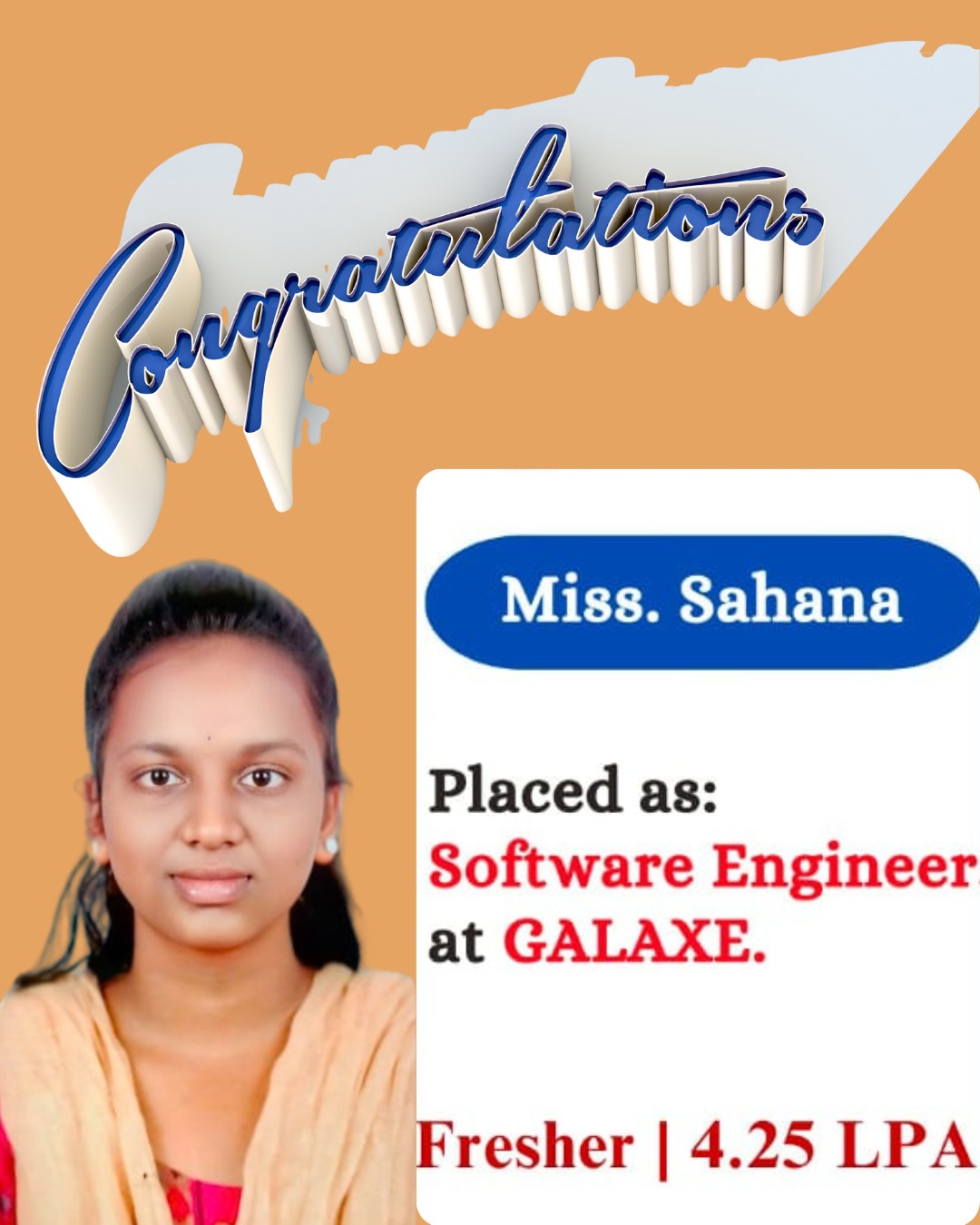 Successfully Placed Student 18
