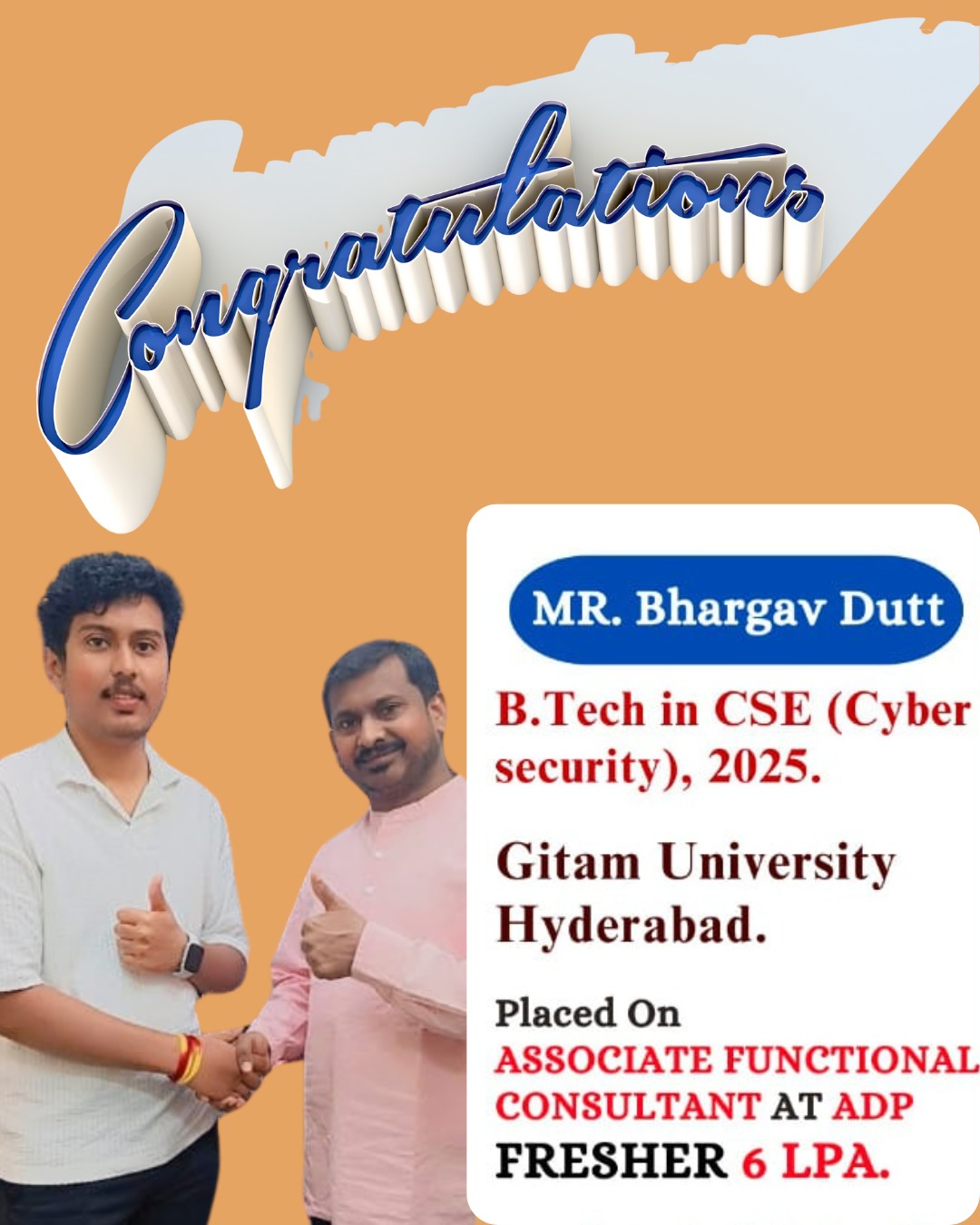 Successfully Placed Student 15