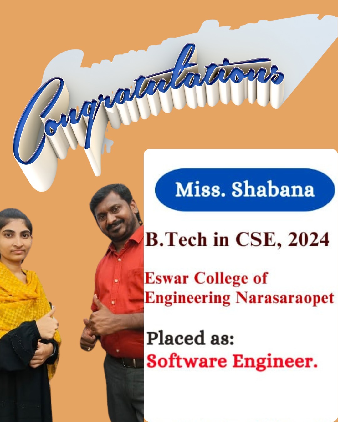 Successfully Placed Student 19